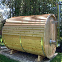 Tranquility MP Barrel Sauna Wood Burning