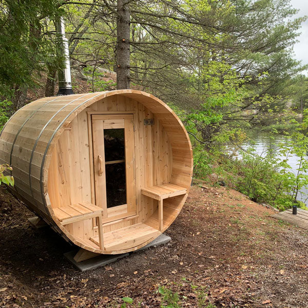 CT Serenity Barrel Sauna Wood Burning