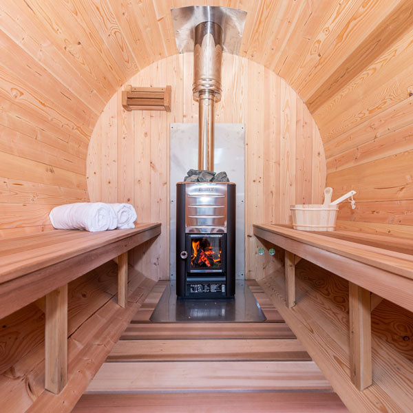 CT Serenity Barrel Sauna Wood Burning