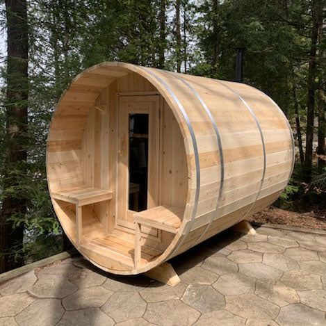 CT Serenity Barrel Sauna Wood Burning