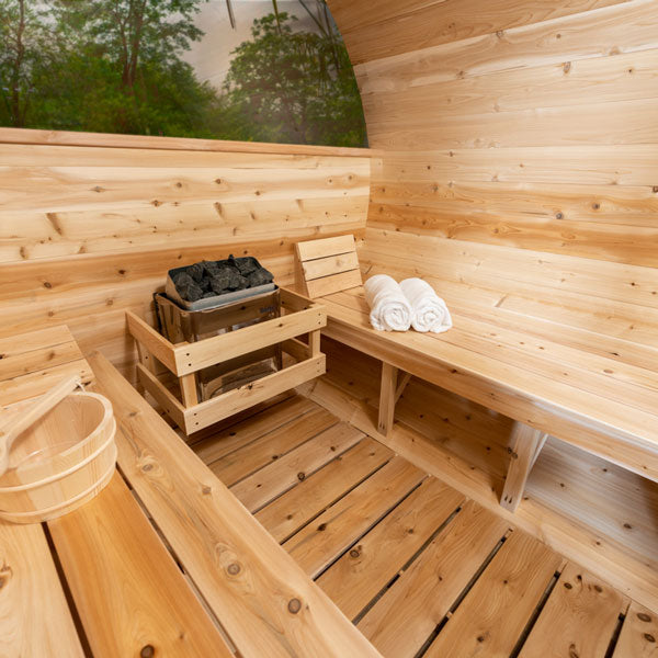 Tranquility MP Barrel Sauna Wood Burning