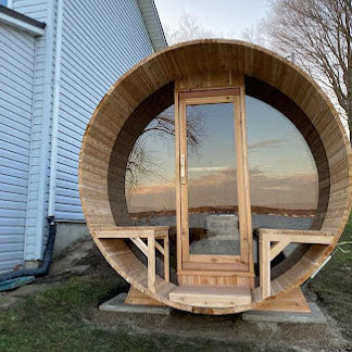 Tranquility MP Barrel Sauna Wood Burning