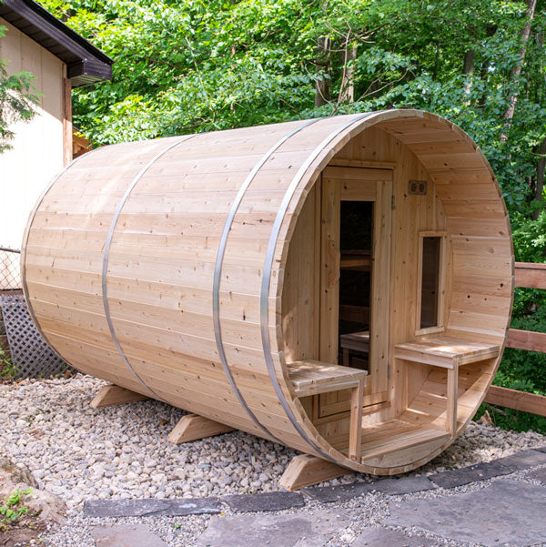 CT Tranquility Barrel Sauna Wood Burning