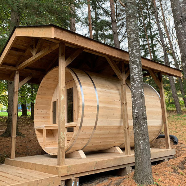 CT Tranquility Barrel Sauna Wood Burning