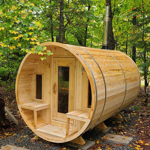 CT Tranquility Barrel Sauna Wood Burning