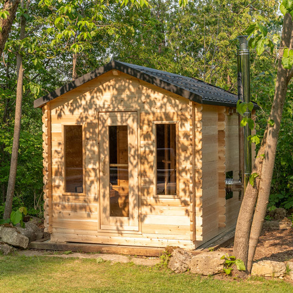 CT Georgian Cabin Sauna with Changeroom Electric Heated