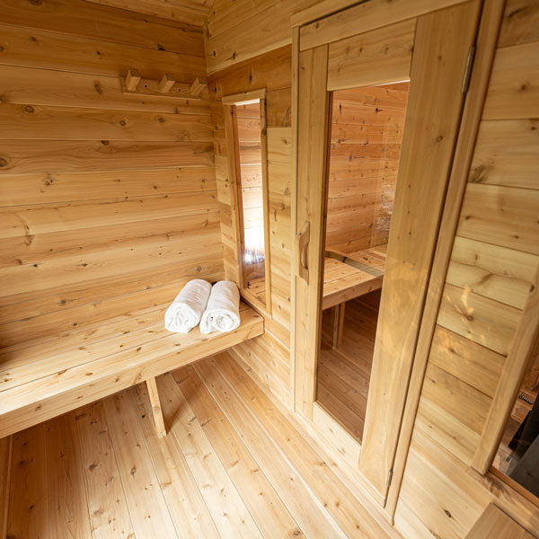 CT Georgian Cabin Sauna with Changeroom Electric Heated