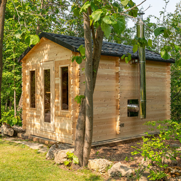 CT Georgian Cabin Sauna with Changeroom Electric Heated