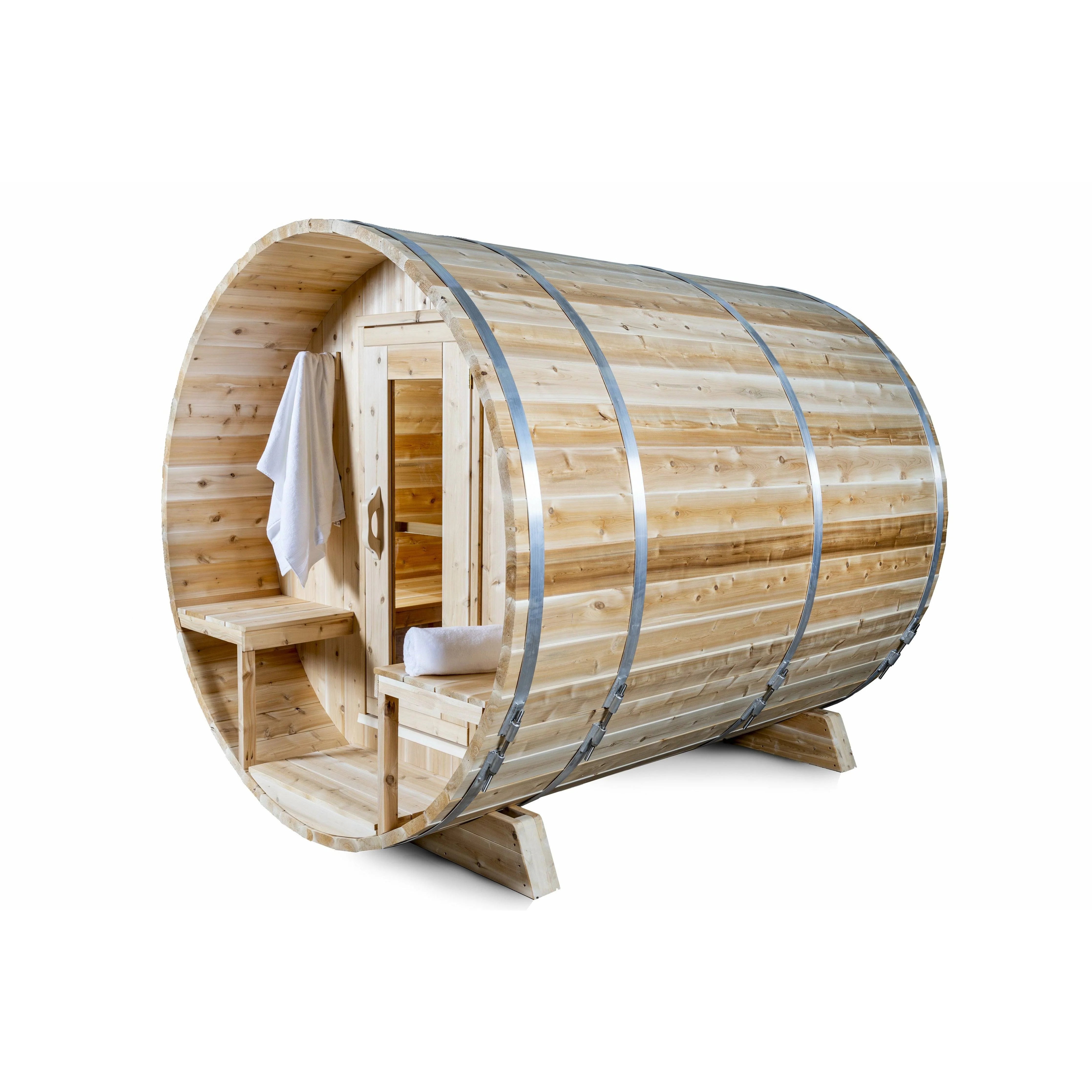 CT Serenity Barrel Sauna Wood Burning