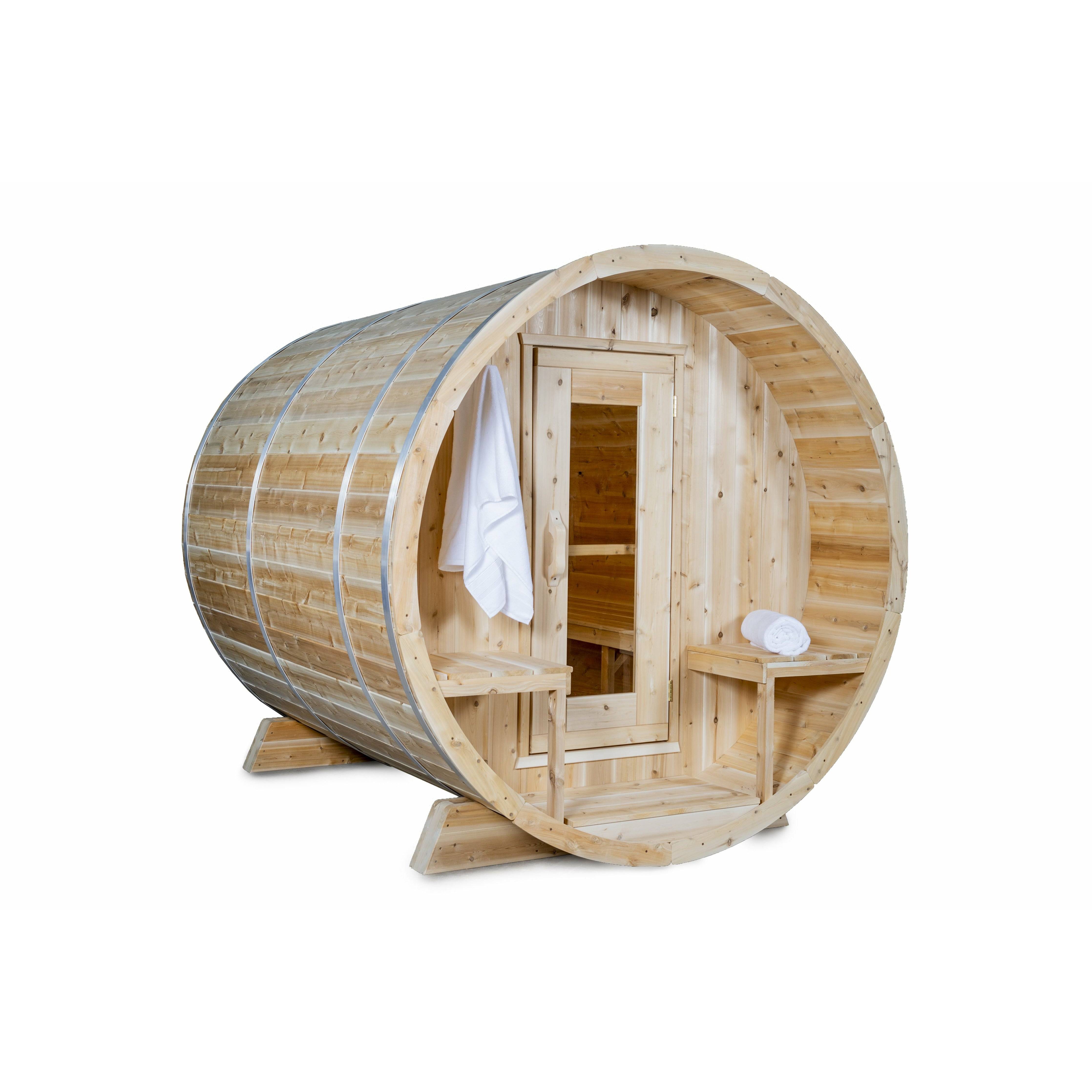 CT Serenity Barrel Sauna Wood Burning