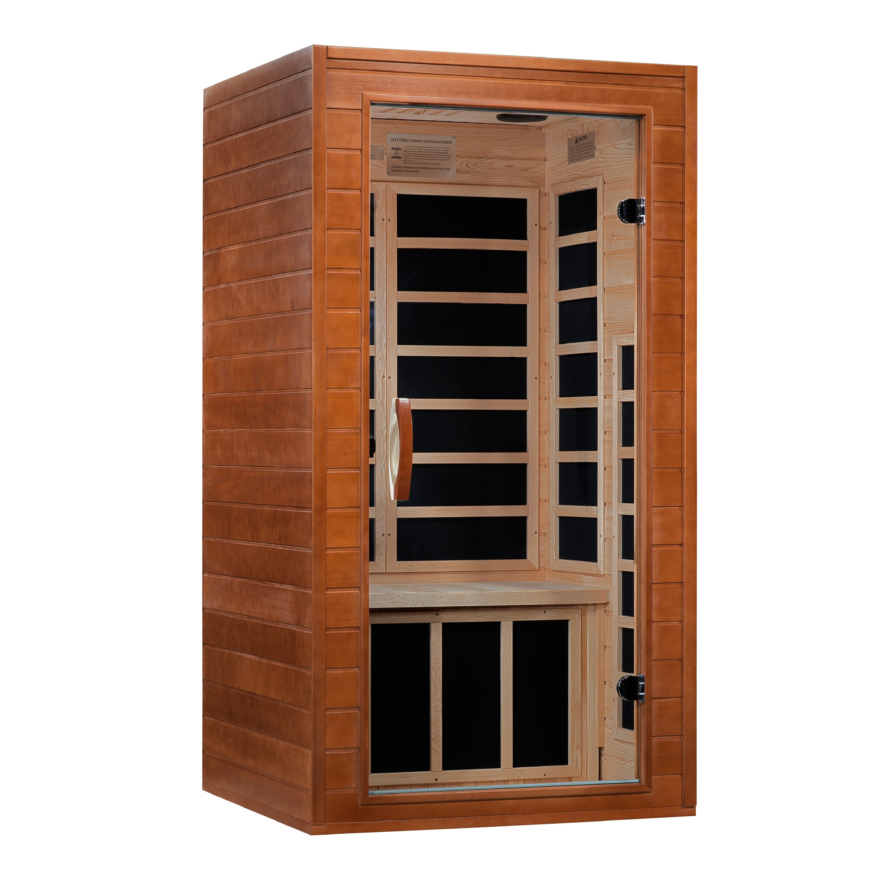 Dynamic Avila Elite 1-2-person Ultra Low EMF (Under 3MG) FAR Infrared Sauna (Canadian Hemlock)