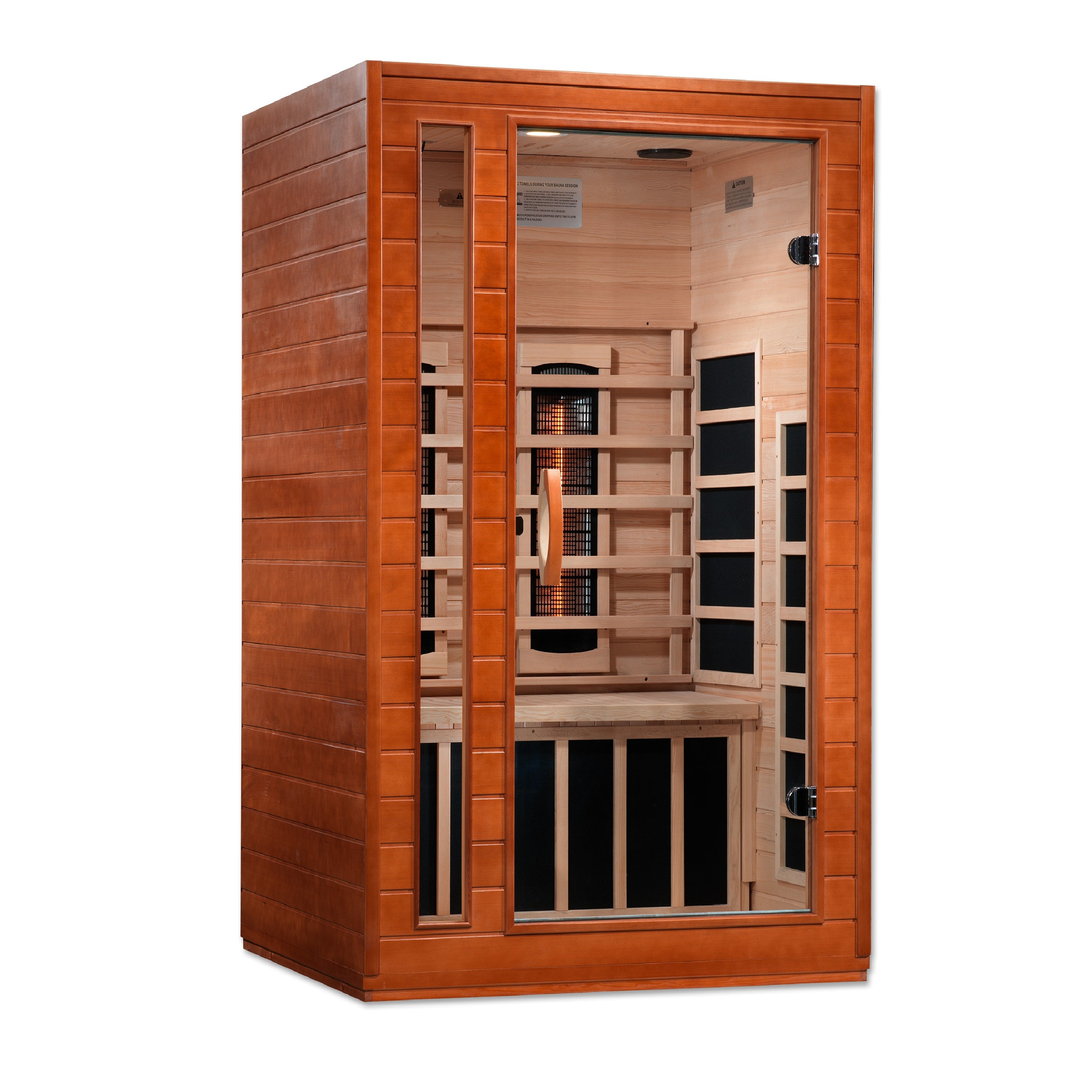 Dynamic Cardoba 2-Person Full Spectrum Near Zero EMF (Under 2MG) FAR Infrared Sauna (Canadian Hemlock)