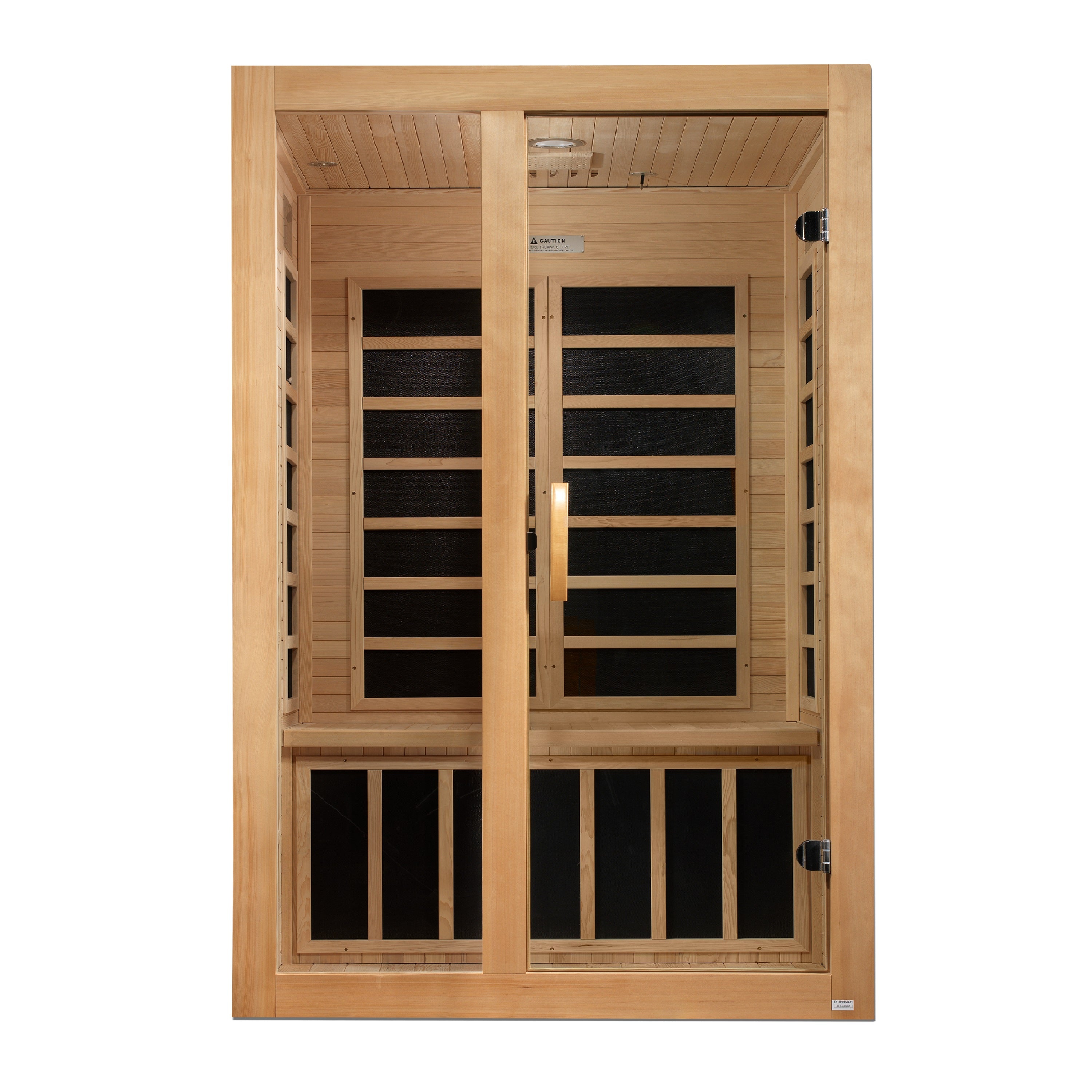 Dynamic Santiago 2-person Low EMF (Under 8MG) FAR Infrared Sauna (Canadian Hemlock)