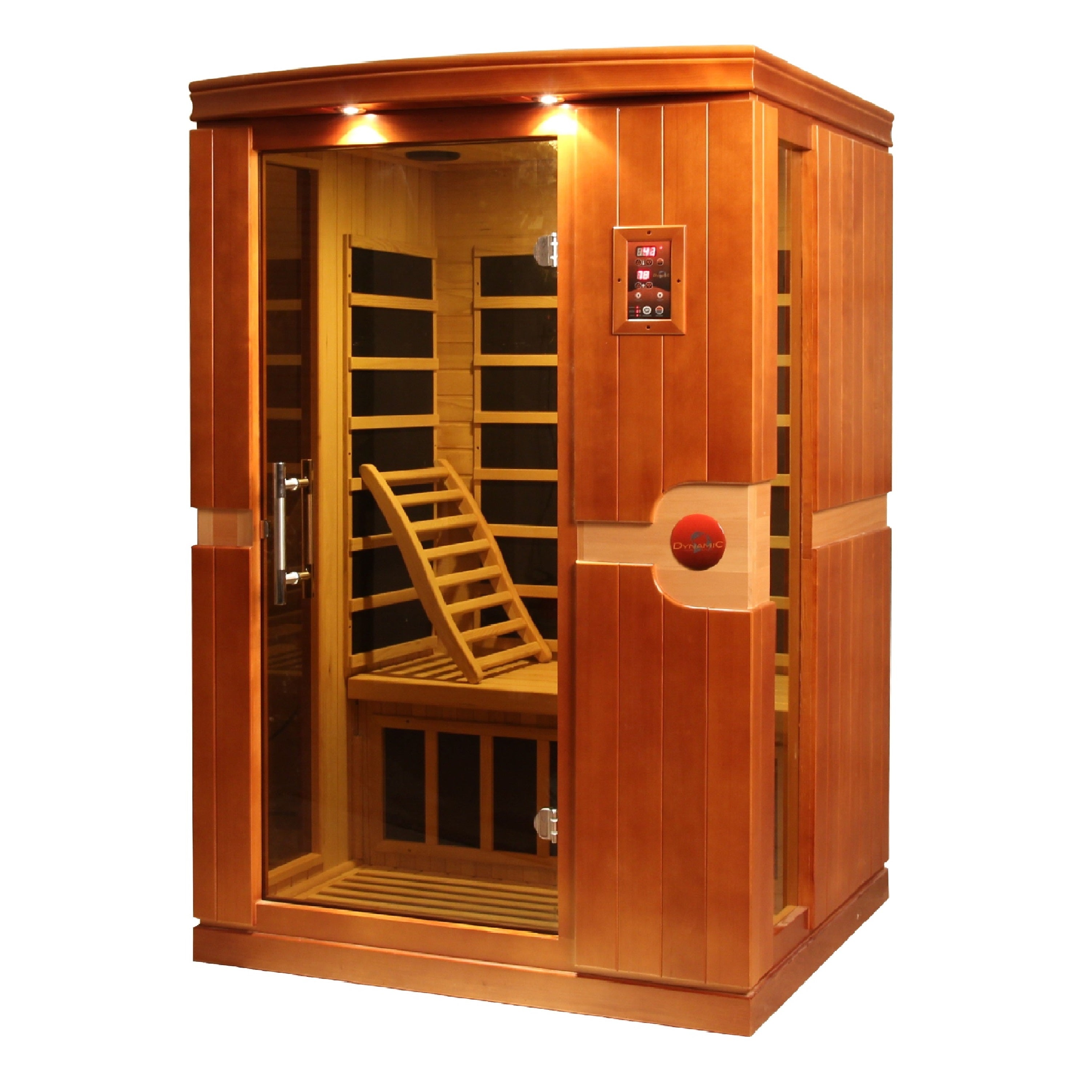 Dynamic Venice 2-person Low EMF (Under 8MG) FAR Infrared Sauna (Canadian Hemlock)