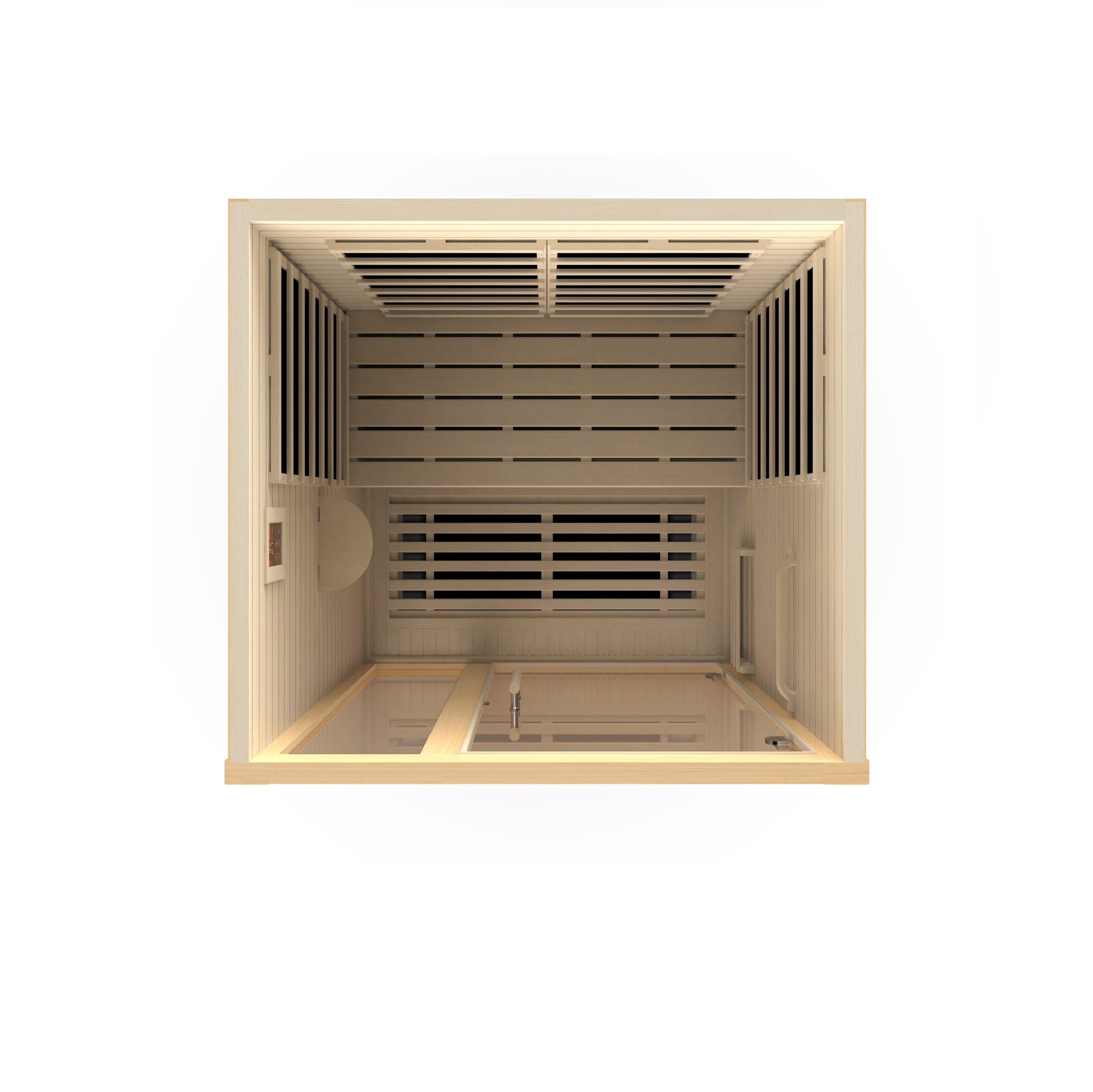 Dynamic Llumeneres 2-person Ultra Low EMF (Under 3MG) FAR Infrared Sauna (Canadian Hemlock)