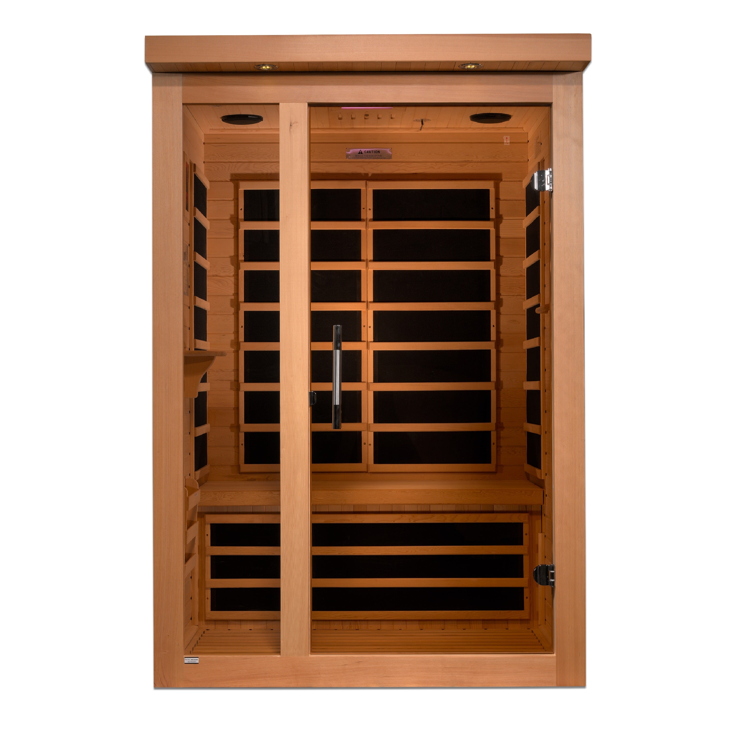 Dynamic Llumeneres 2-person Ultra Low EMF (Under 3MG) FAR Infrared Sauna (Canadian Hemlock)