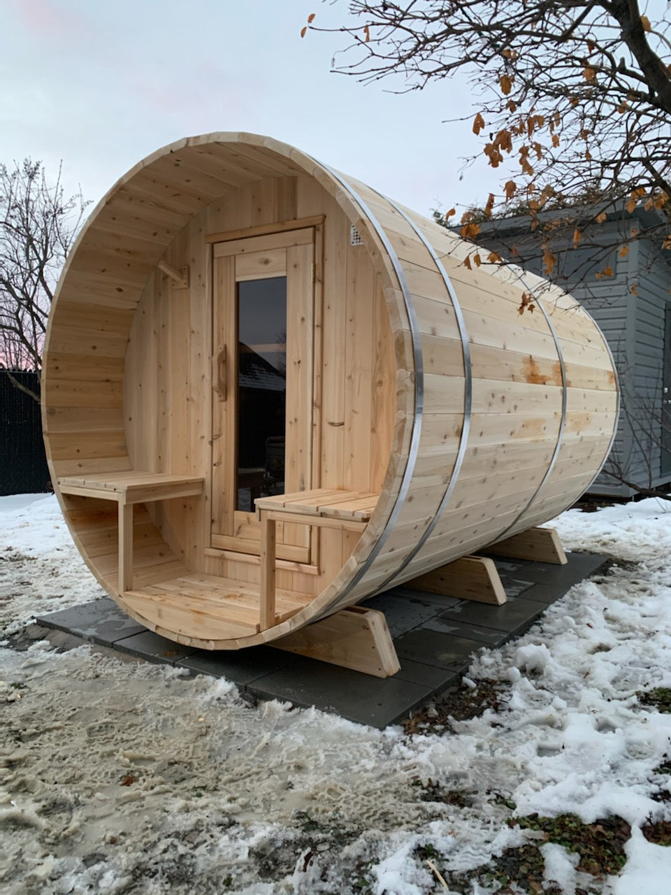 CT Tranquility Barrel Sauna Electric Heated