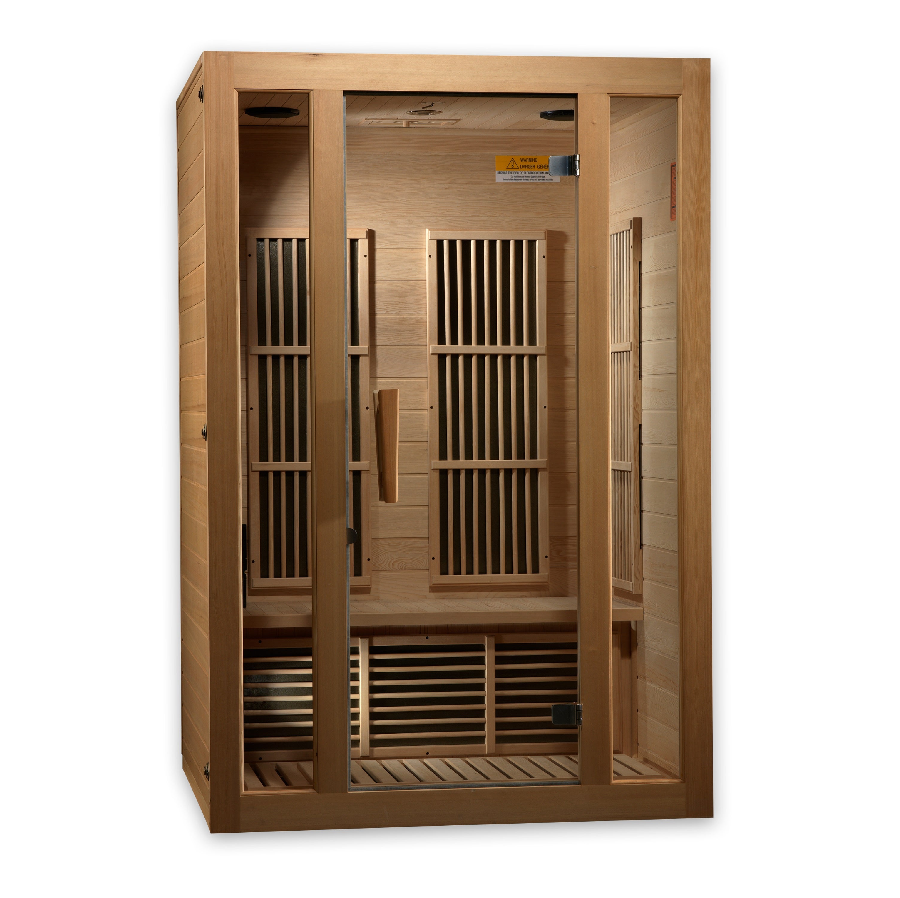 Maxxus Seattle 2-Person Near Zero EMF (Under 2MG) FAR Infrared Sauna (Canadian Hemlock)