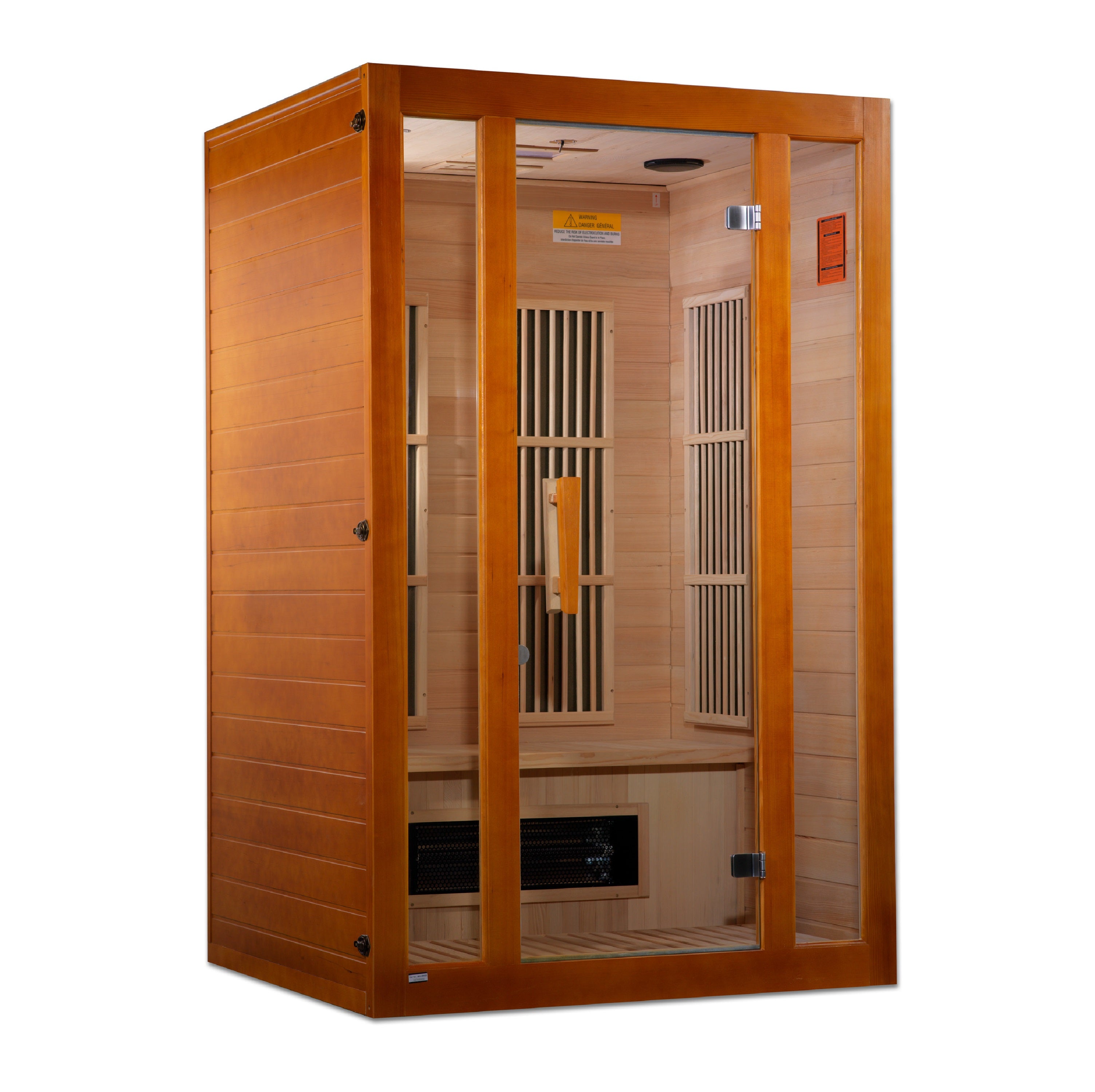 Maxxus 2-Person Low EMF (Under 8MG) FAR Infrared Sauna (Canadian Hemlock)