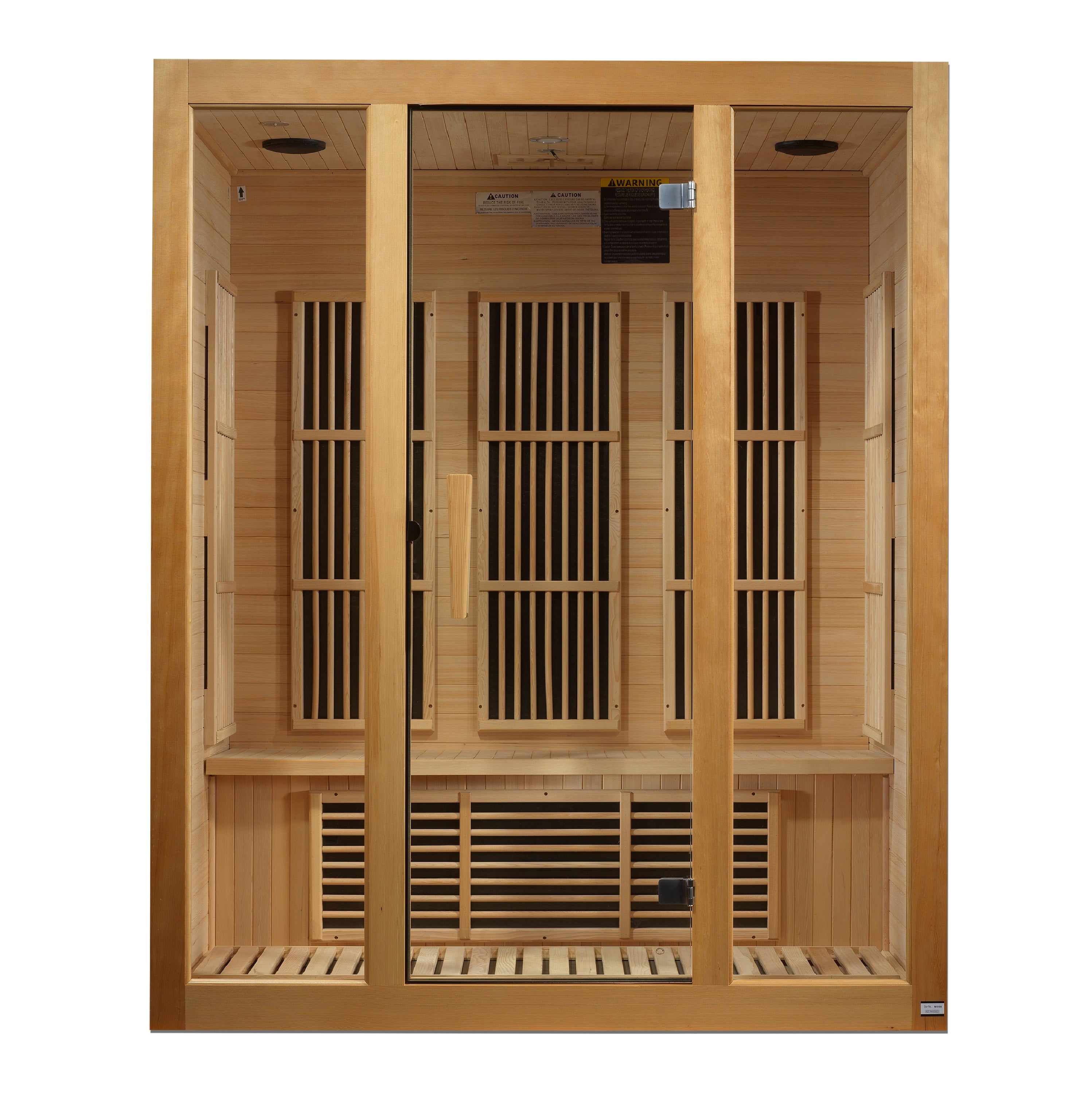 Maxxus Bellevue 3-Person Near Zero EMF (Under 2MG) FAR Infrared Sauna (Canadian Hemlock)