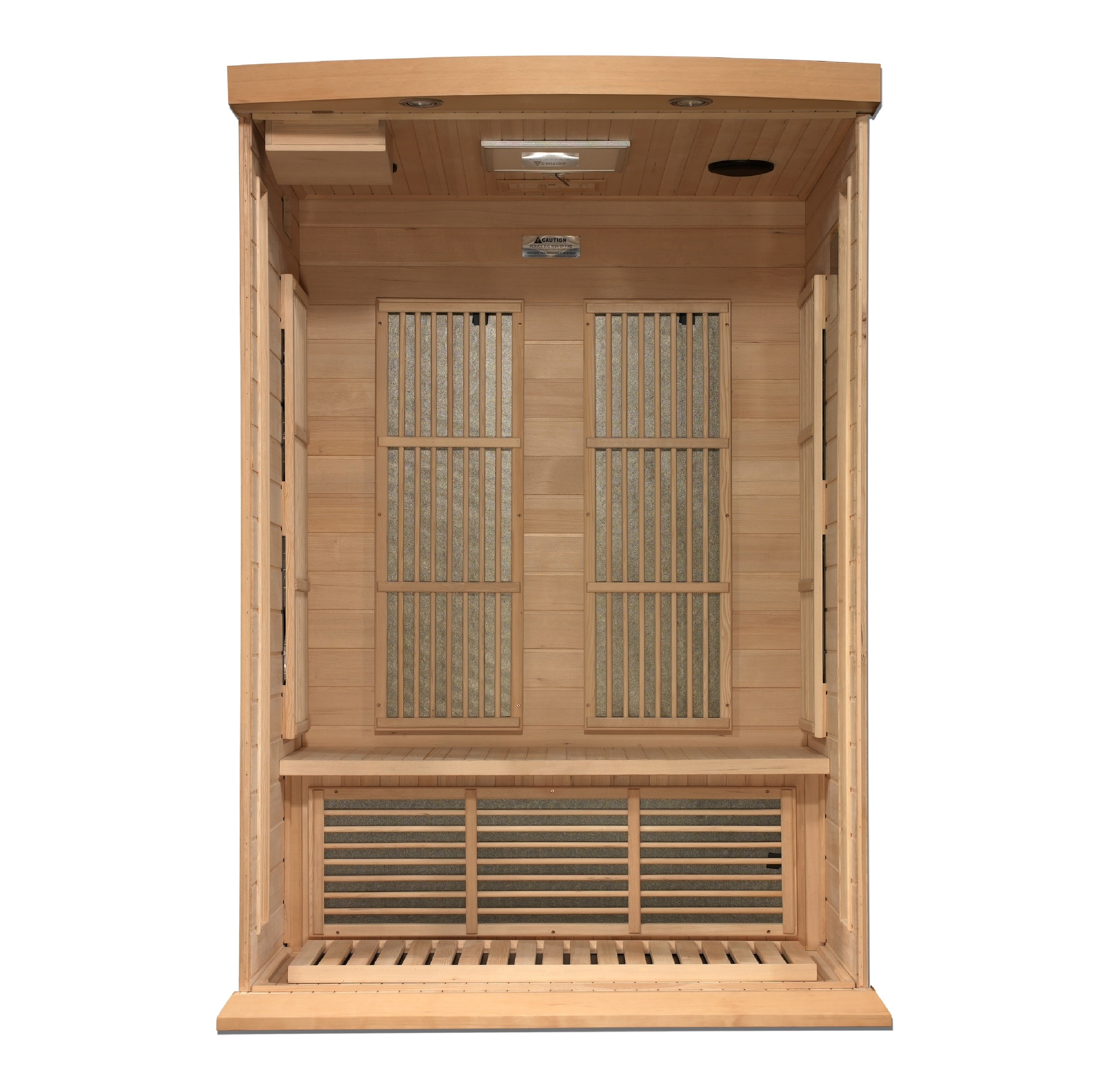 Maxxus 2-Person Near Zero EMF (Under 2MG) FAR Infrared Sauna (Canadian Hemlock)