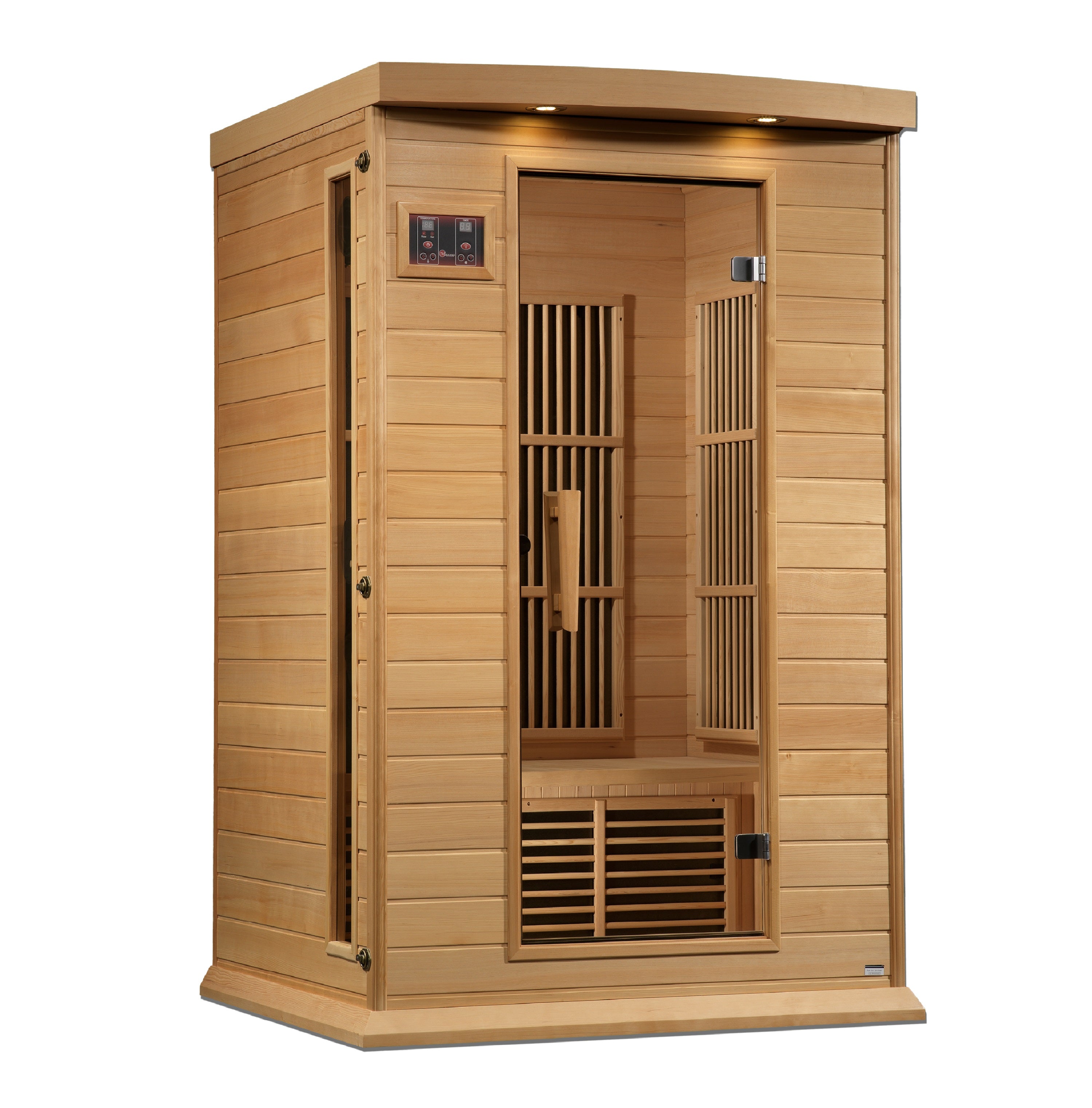 Maxxus 2-Person Near Zero EMF (Under 2MG) FAR Infrared Sauna (Canadian Hemlock)