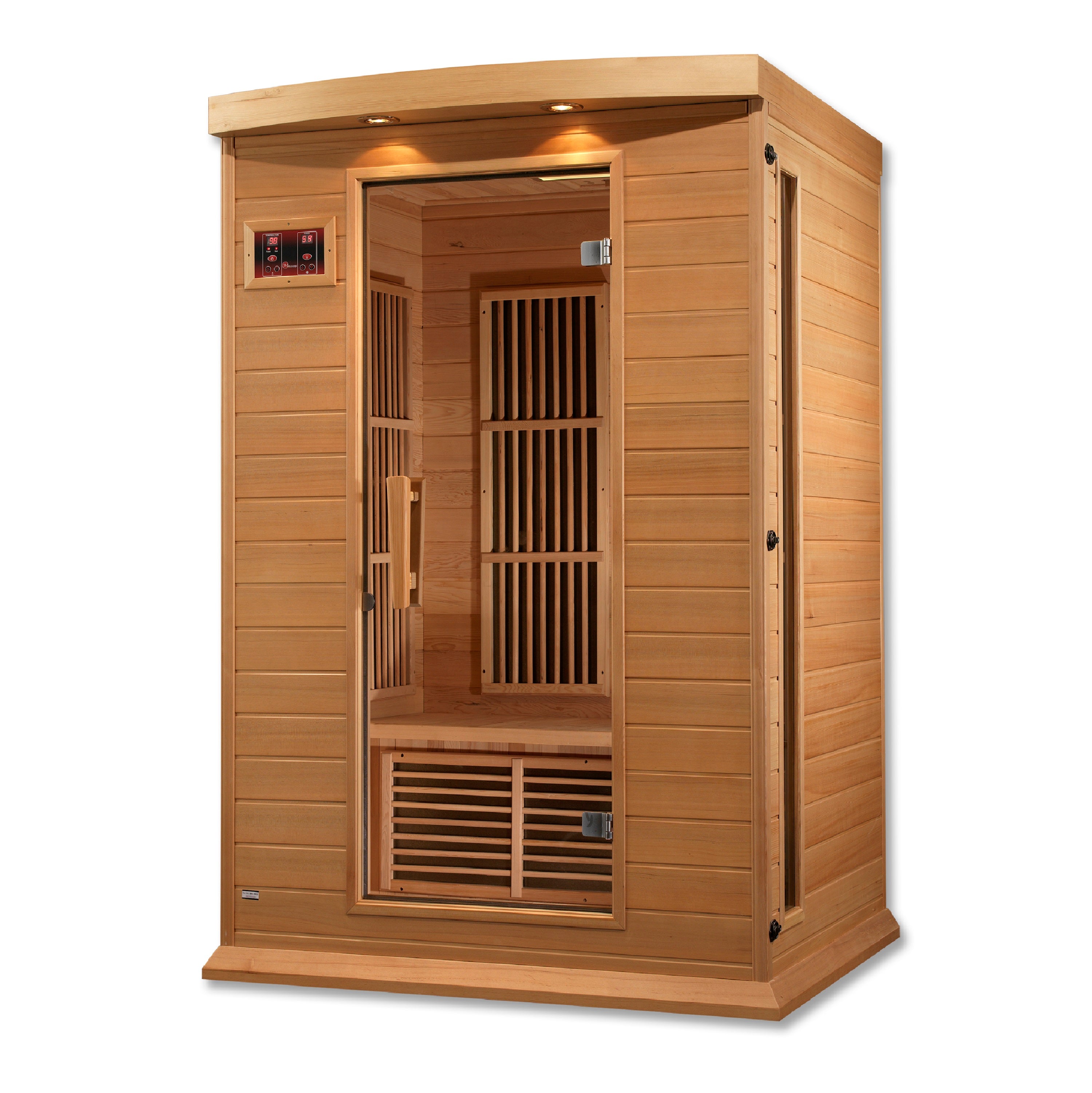 Maxxus 2-Person Low EMF (Under 8MG) FAR Infrared Sauna (Canadian Hemlock)