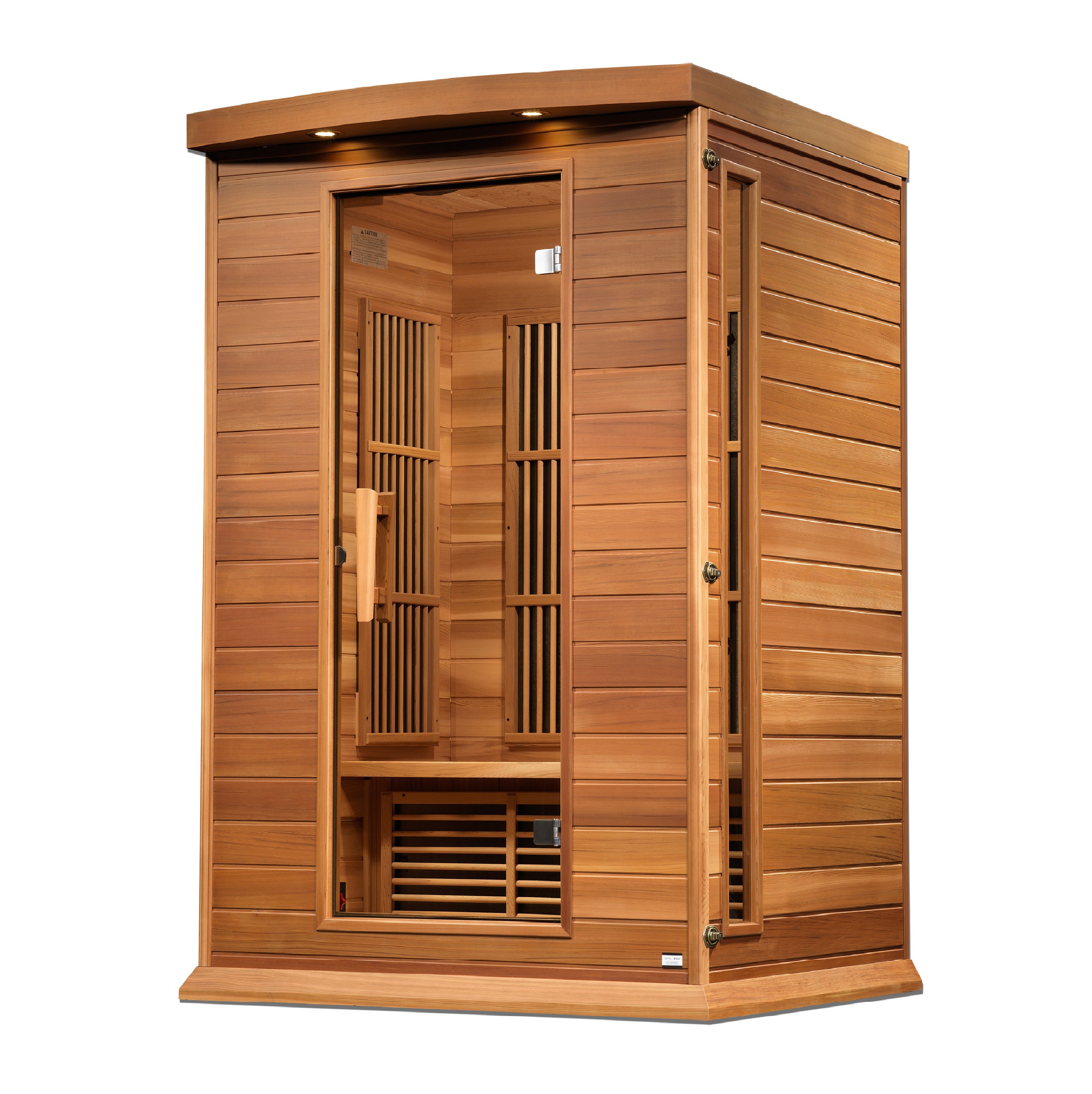 Maxxus 2-Person Near Zero EMF (Under 2MG) FAR Infrared Sauna (Canadian Red Cedar)