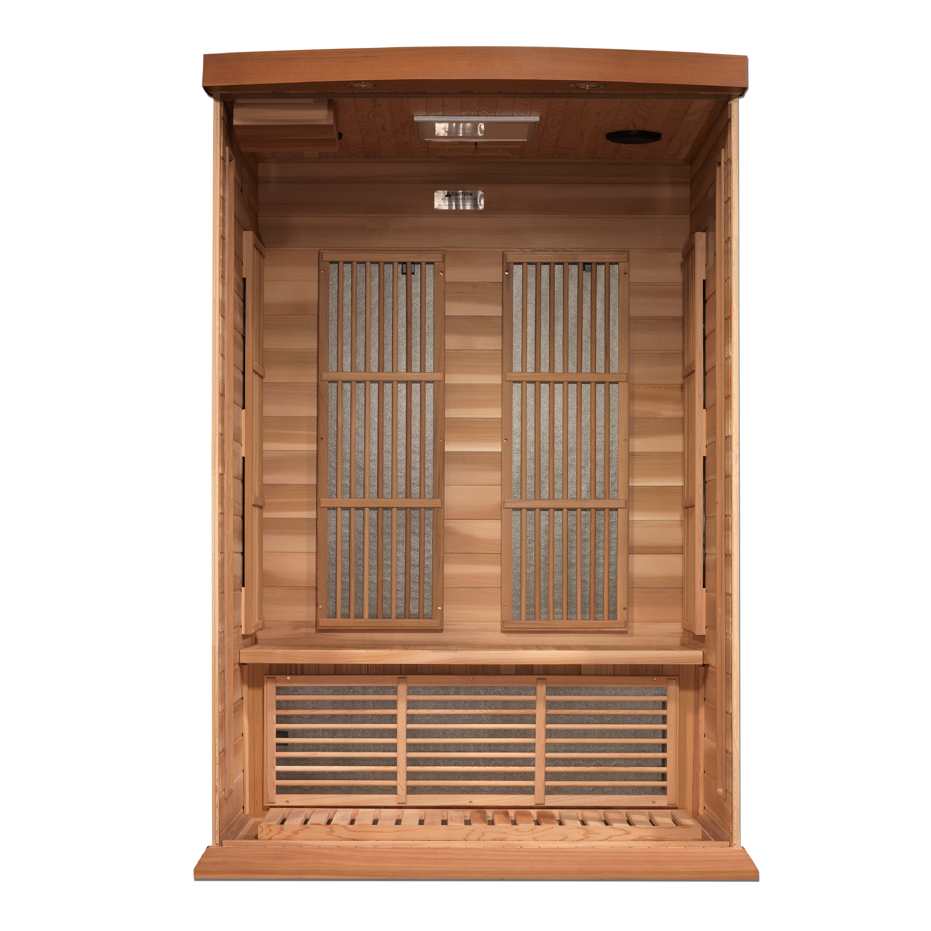 Maxxus 2-Person Near Zero EMF (Under 2MG) FAR Infrared Sauna (Canadian Red Cedar)