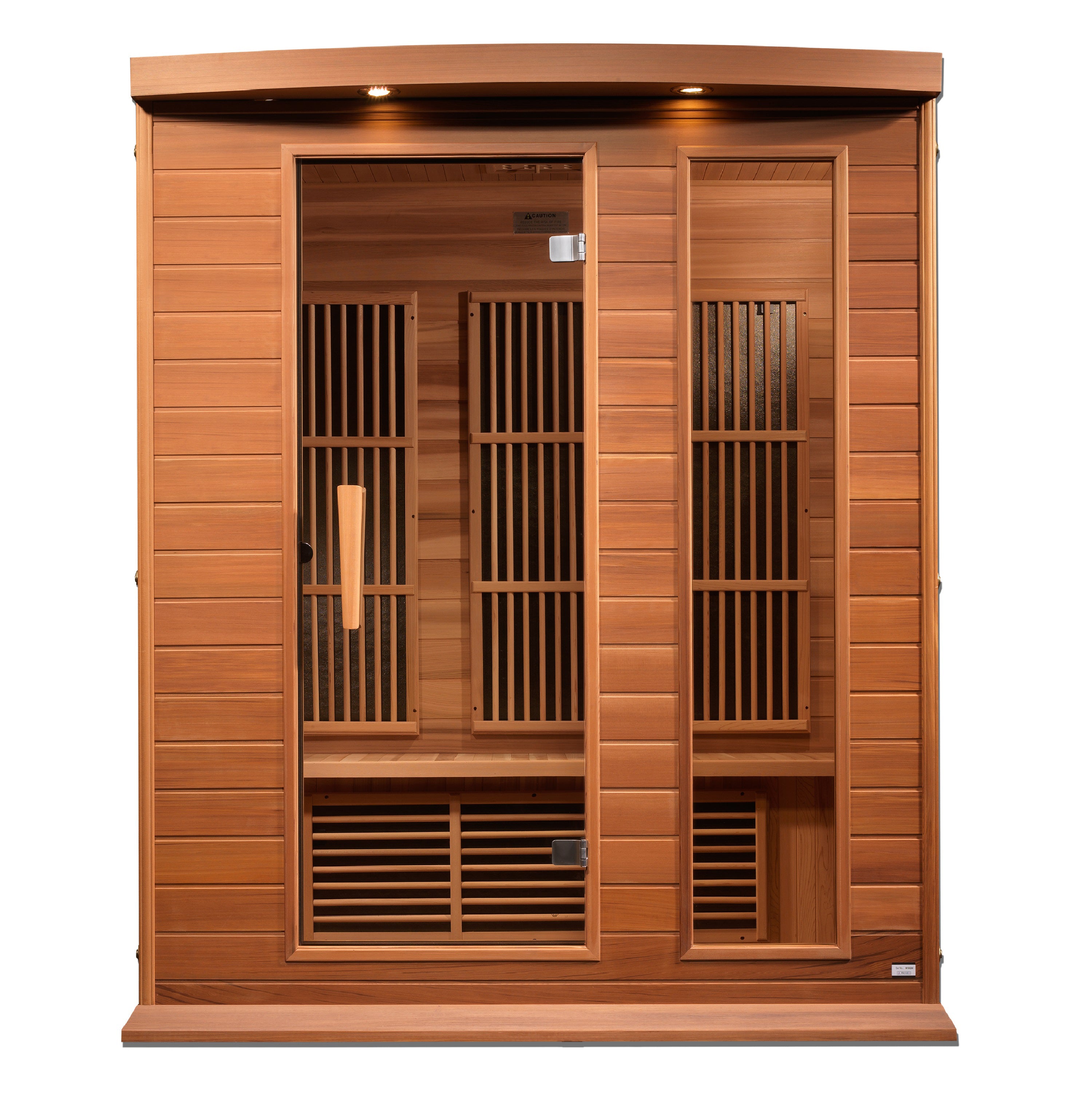 Maxxus 3-Person Near Zero EMF (Under 2MG) FAR Infrared Sauna (Canadian Red Cedar)