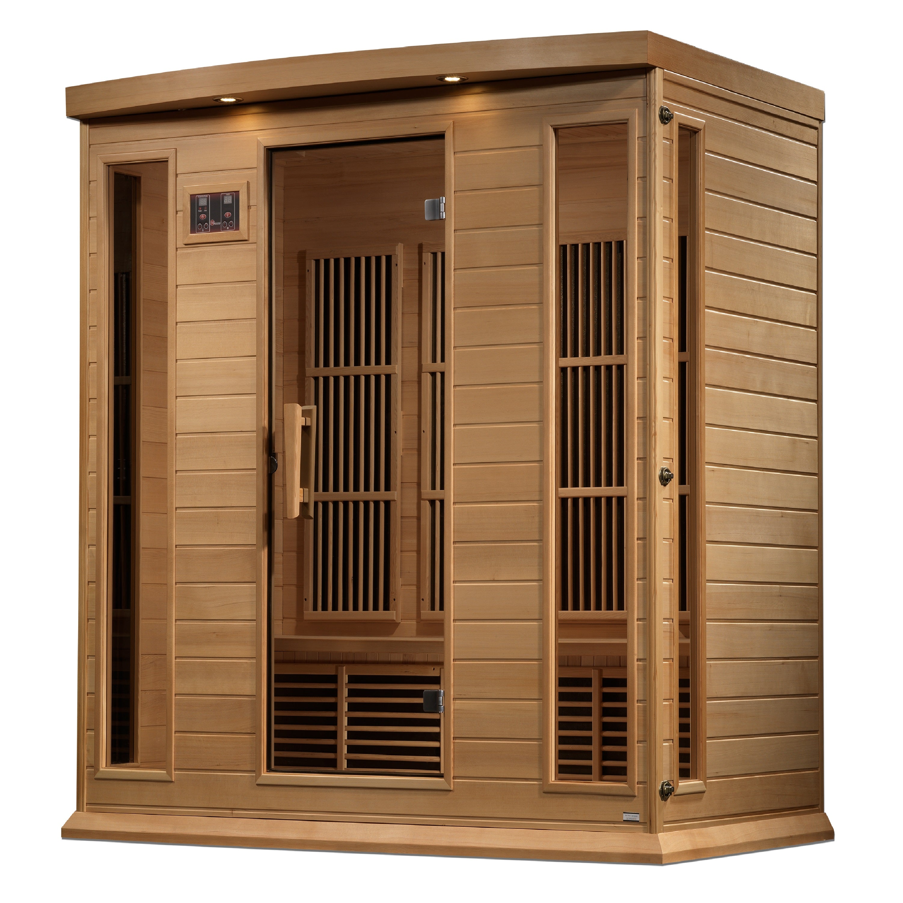 Maxxus 4-Person Near Zero EMF (Under 2MG) FAR Infrared Sauna (Canadian Hemlock)