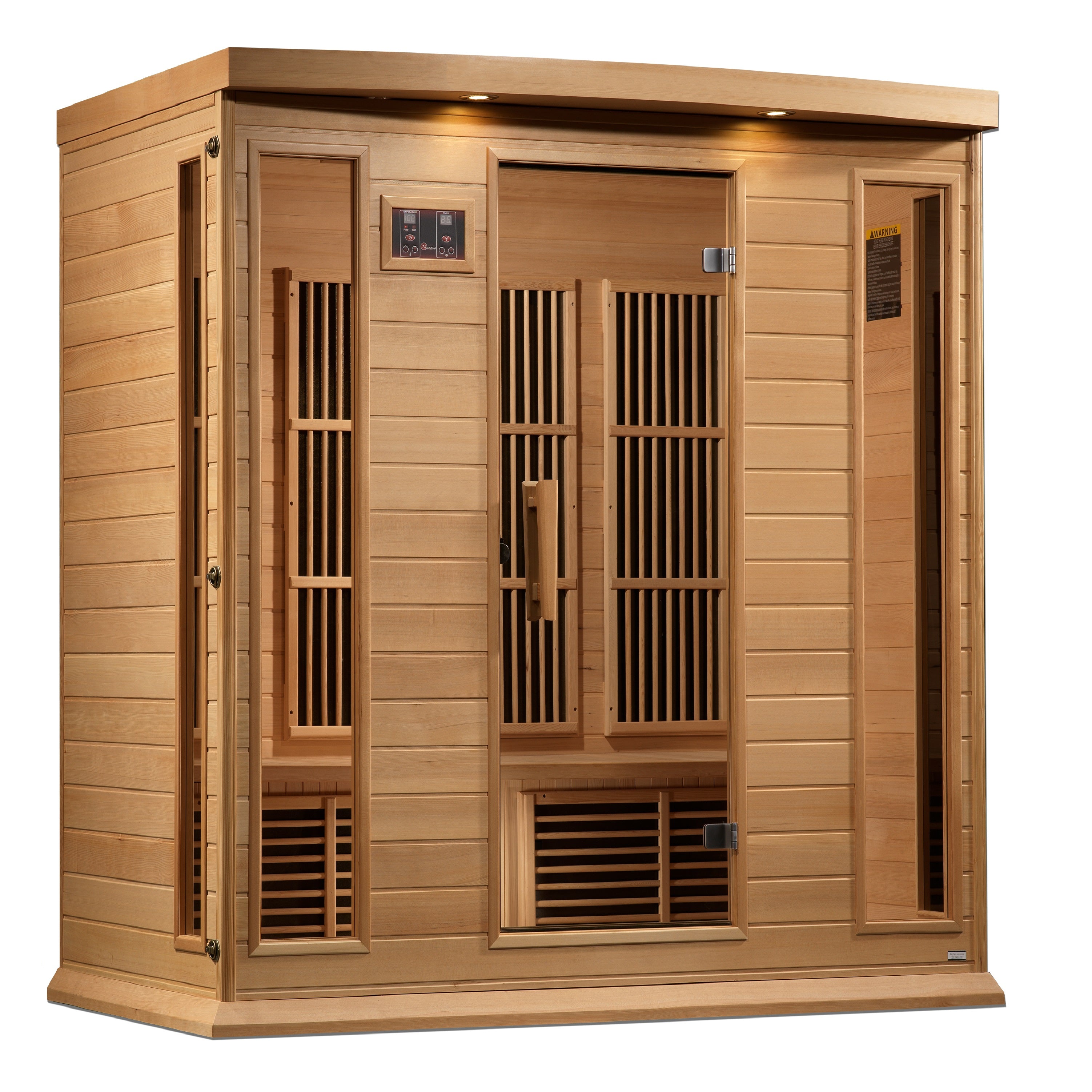 Maxxus 4-Person Near Zero EMF (Under 2MG) FAR Infrared Sauna (Canadian Hemlock)