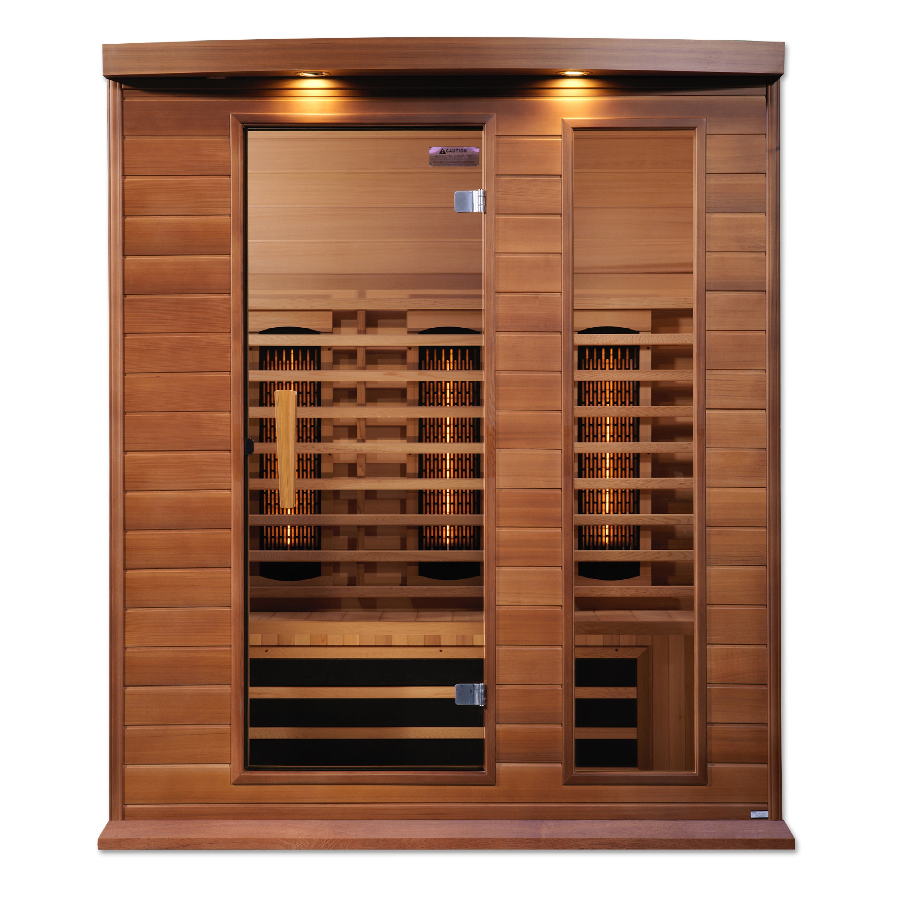 Maxxus 3-Person Full Spectrum Near Zero EMF (Under 2MG) FAR Infrared Sauna (Canadian Red Cedar)