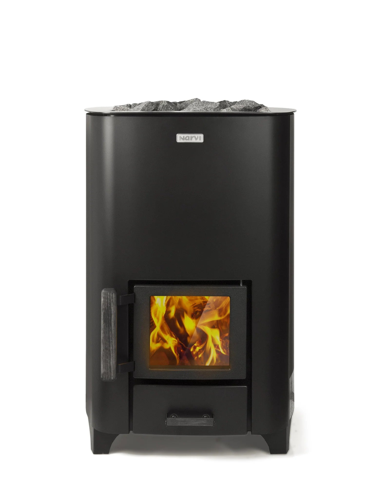 Narvi NC Black Wood Burning Heater