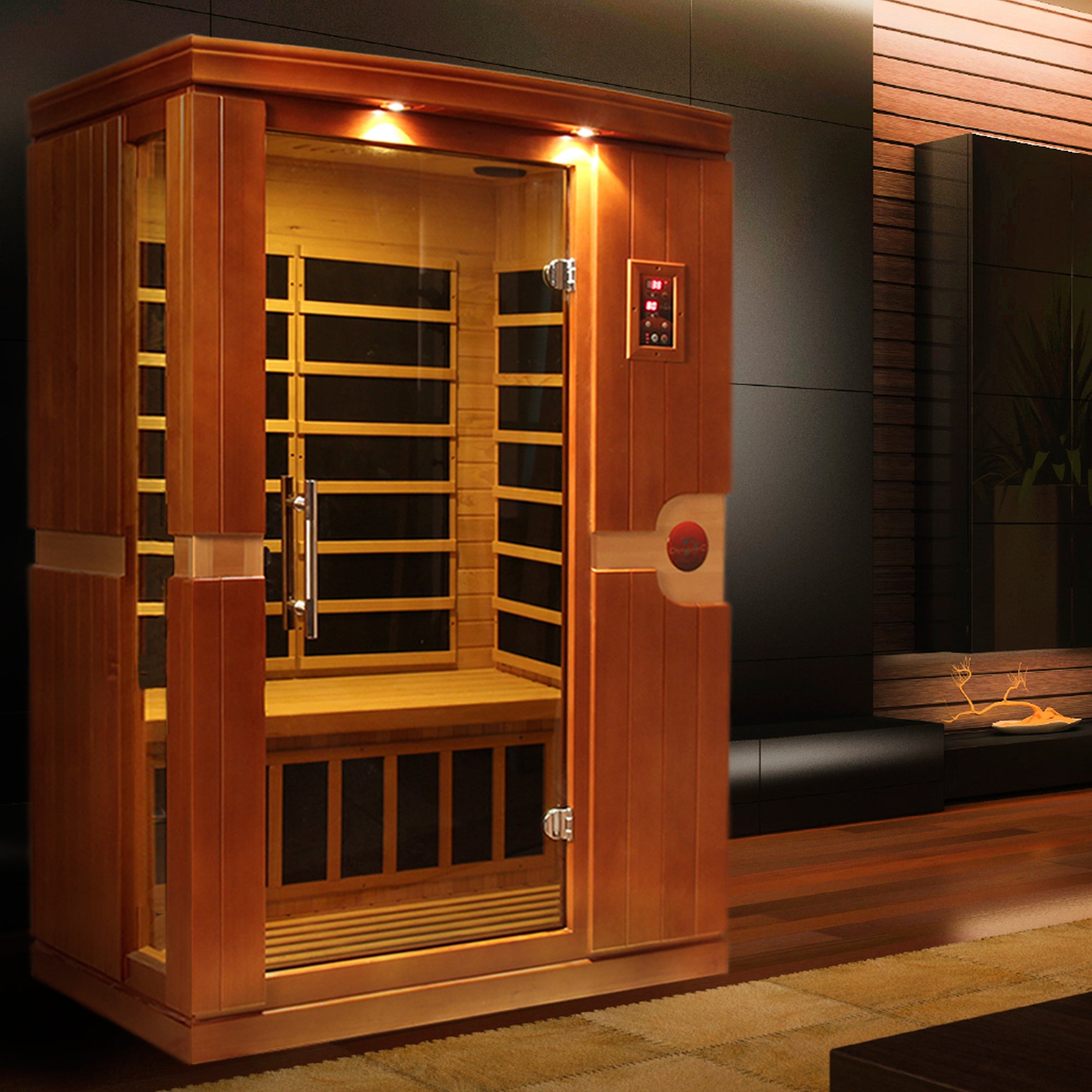 Dynamic Venice Elite 2-person Ultra Low EMF (Under 3MG) FAR Infrared Sauna (Canadian Hemlock)